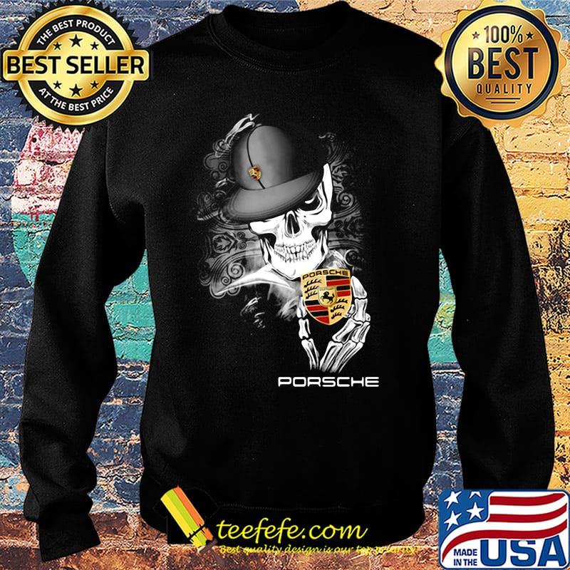 Skeleton skull porsche logo s Sweater Skeleton skull porsche logo s Sweater
