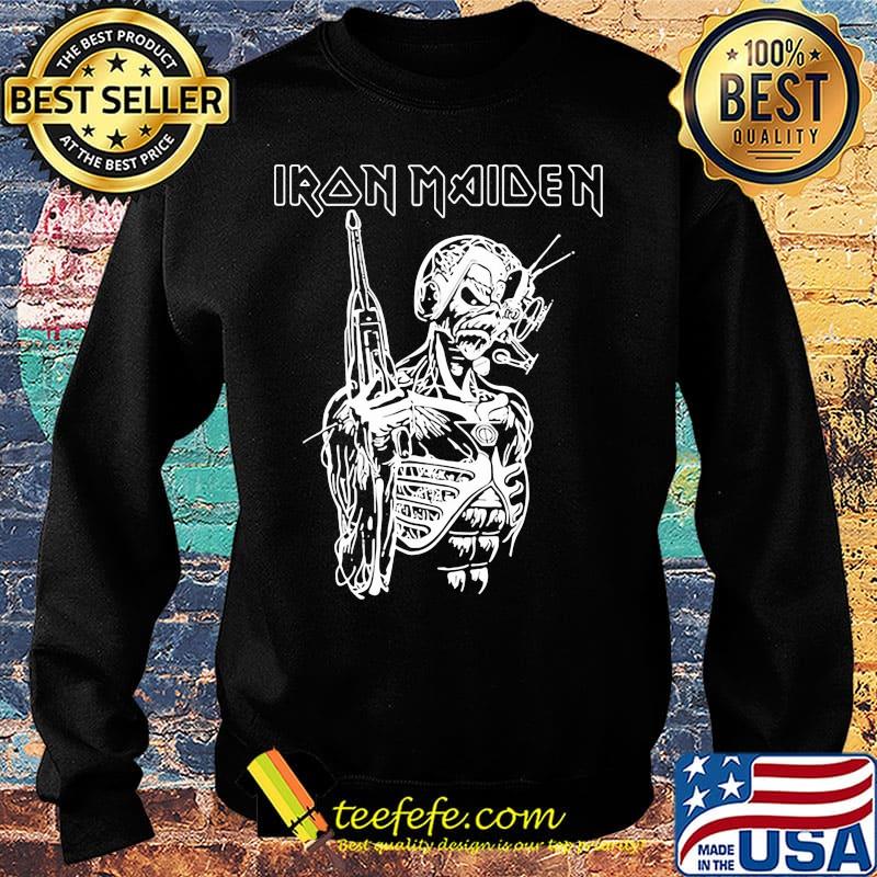 Skeleton veteran iron maiden s Sweater Skeleton veteran iron maiden s Sweater
