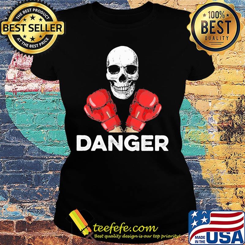 Skull boxing player danger s Ladies tee Skull boxing player danger s Ladies tee
