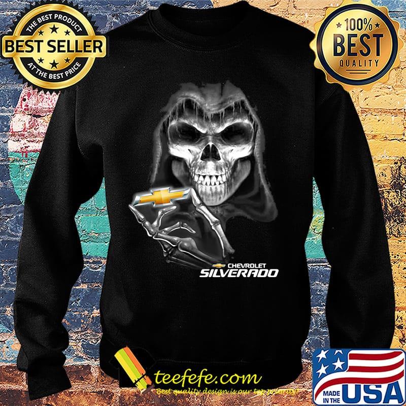 Skull chevrolet silverado logo s Sweater Skull chevrolet silverado logo s Sweater