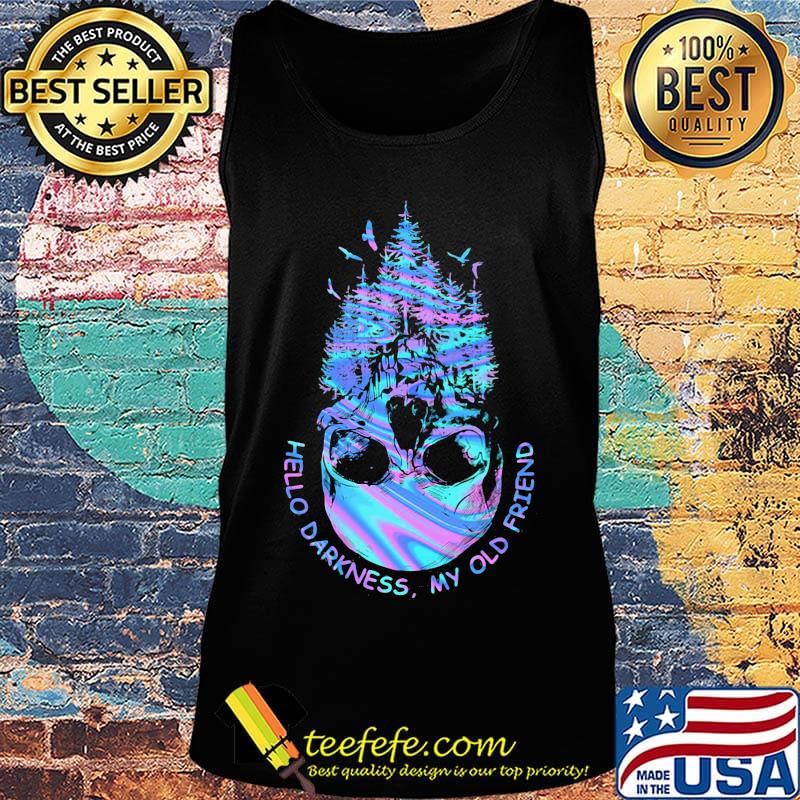 Skull hello darkness my old friend s Tank top Skull hello darkness my old friend s Tank top