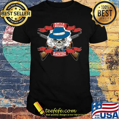 Skull smoking bills backers shirt