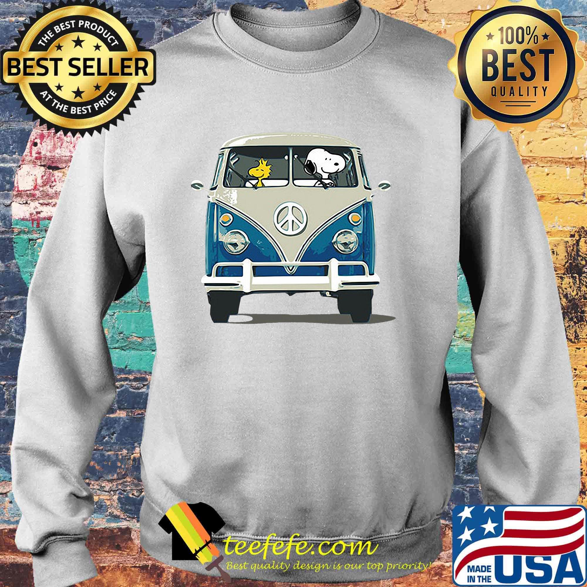 Snoopy and woodstock driving peace bus s Sweater Snoopy and woodstock driving peace bus s Sweater
