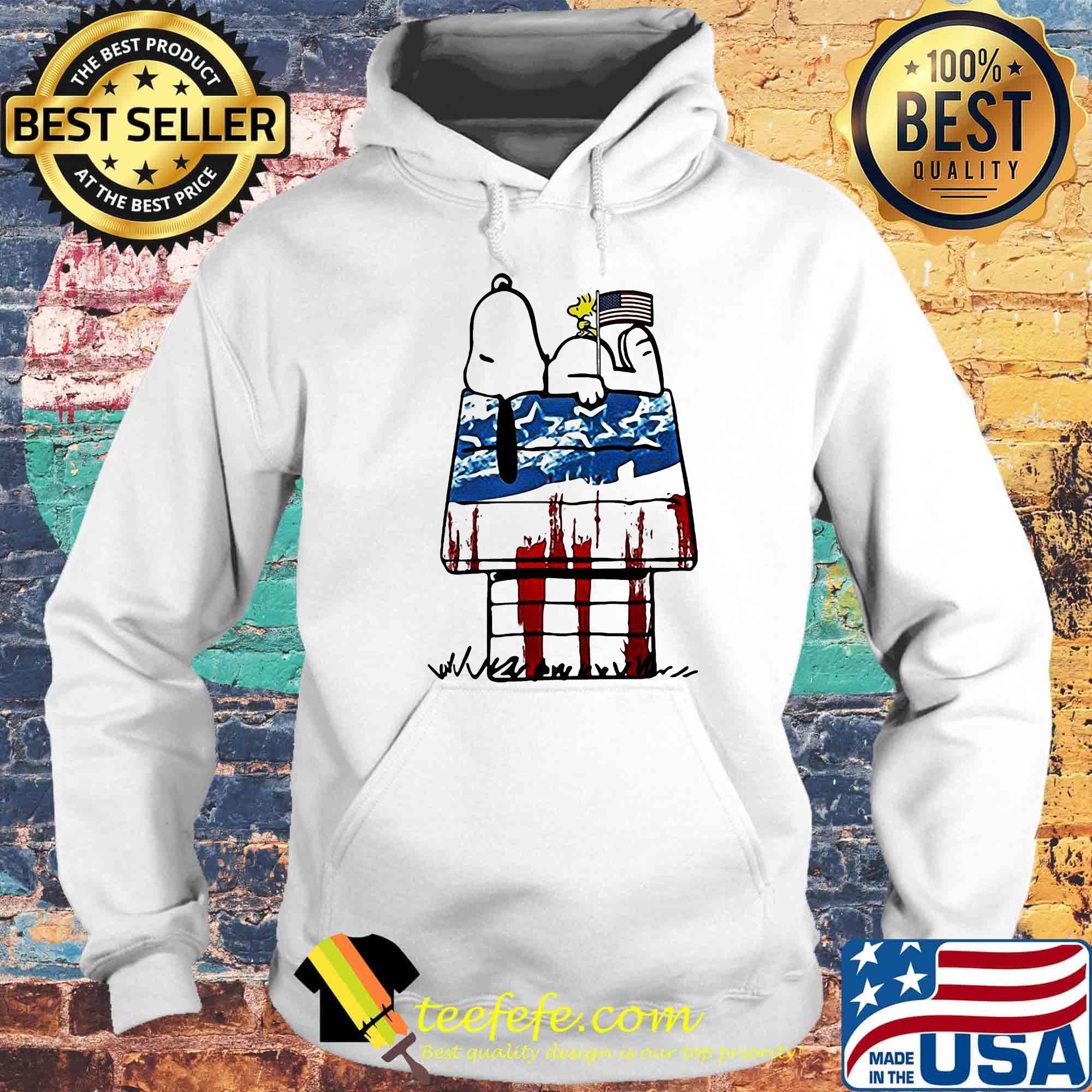 Snoopy and woodstock home american flag independence day s Hoodie Snoopy and woodstock home american flag independence day s Hoodie