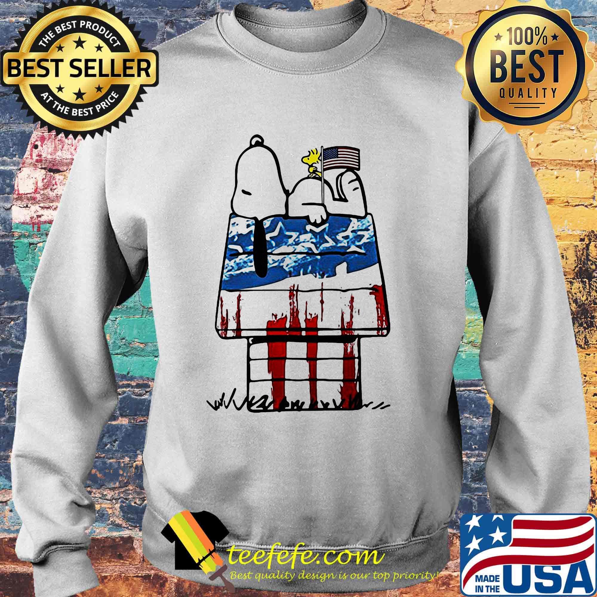 Snoopy and woodstock home american flag independence day s Sweater Snoopy and woodstock home american flag independence day s Sweater