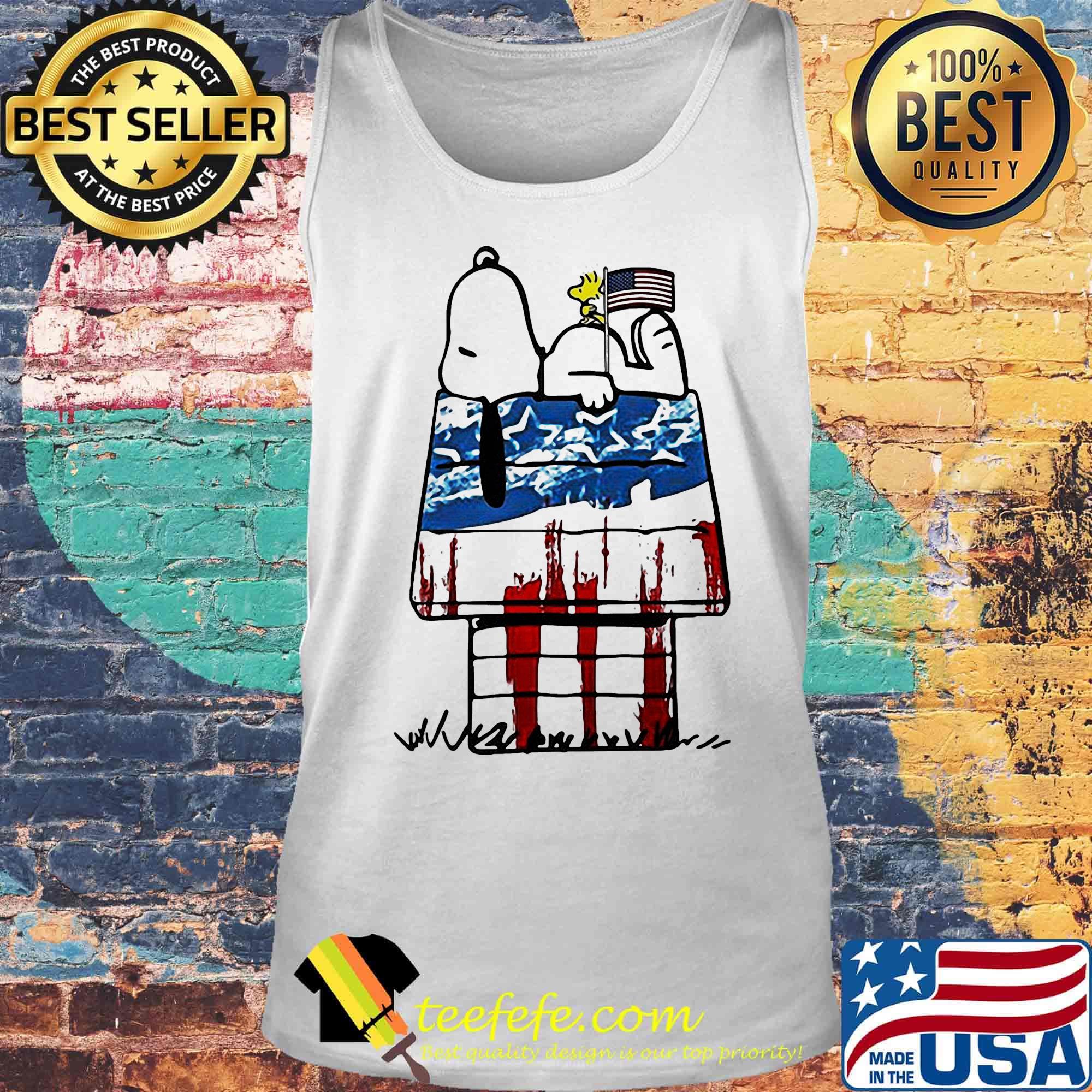 Snoopy and woodstock home american flag independence day s Tank top Snoopy and woodstock home american flag independence day s Tank top