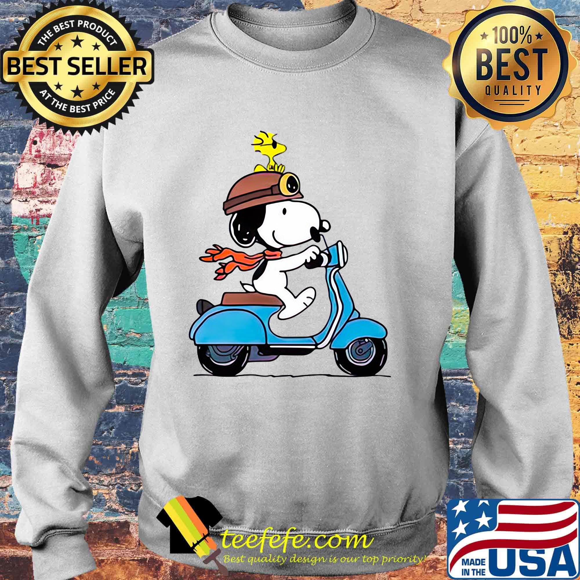 Snoopy and woodstock riding motorcycle s Sweater Snoopy and woodstock riding motorcycle s Sweater