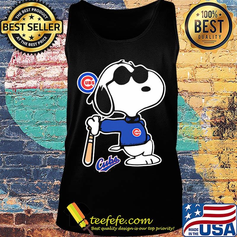Snoopy chicago cubs baseball player s Tank top Snoopy chicago cubs baseball player s Tank top