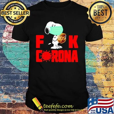 Snoopy mask hug ups fuck coronavirus shirt