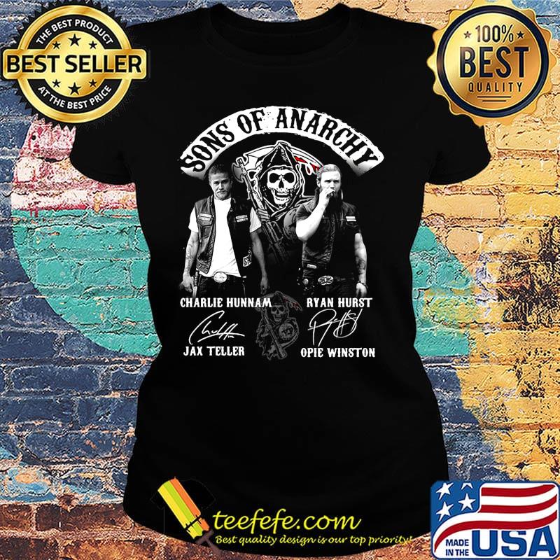 Sons of anarchy characters signatures s Ladies tee Sons of anarchy characters signatures s Ladies tee