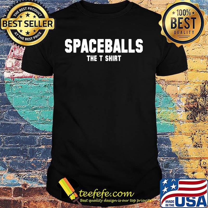 Spaceballs black white simple shirt