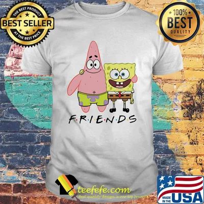 Spongebob and patrick drawing friends shirt