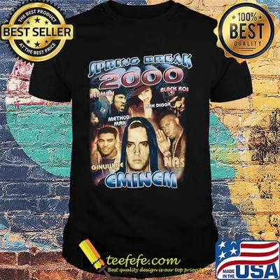 Spring break 200 redman black rob method man ram gigga ginuwine eminem shirt