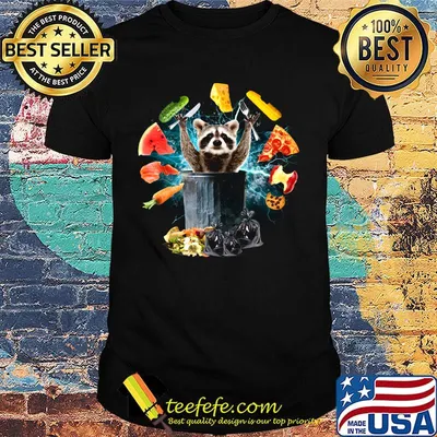 Squirrel looking for food in a carrot watermelon melon cheese bag shirt