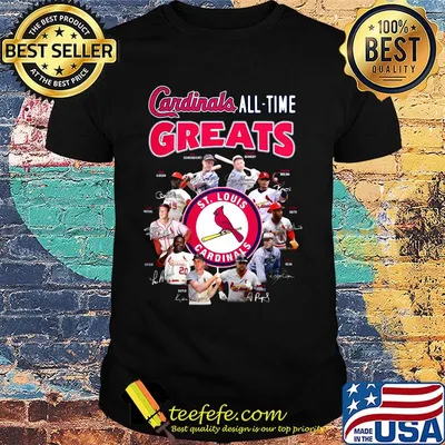 St. Louis cardinals all-time greats signatures shirt