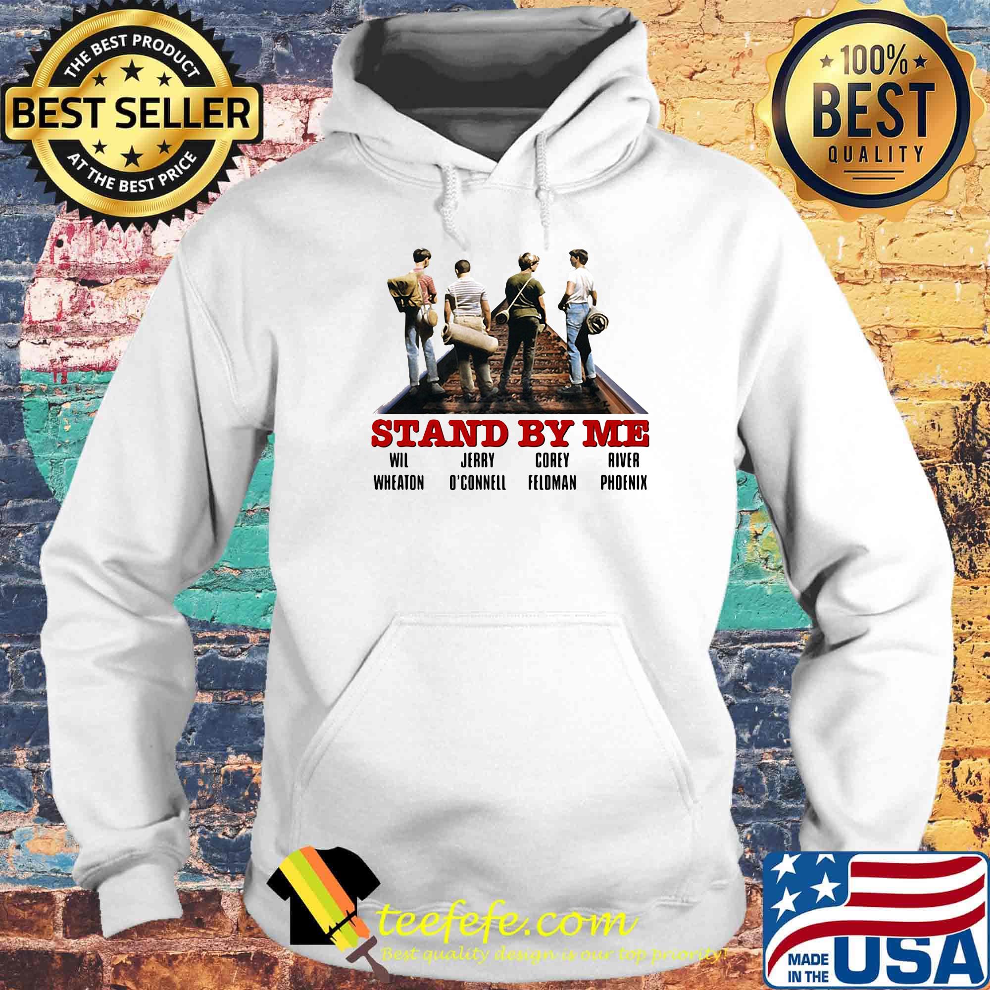 Stand by me wil wheaton jerry o'connell corey feldman river phoenix s Hoodie Stand by me wil wheaton jerry o'connell corey feldman river phoenix s Hoodie