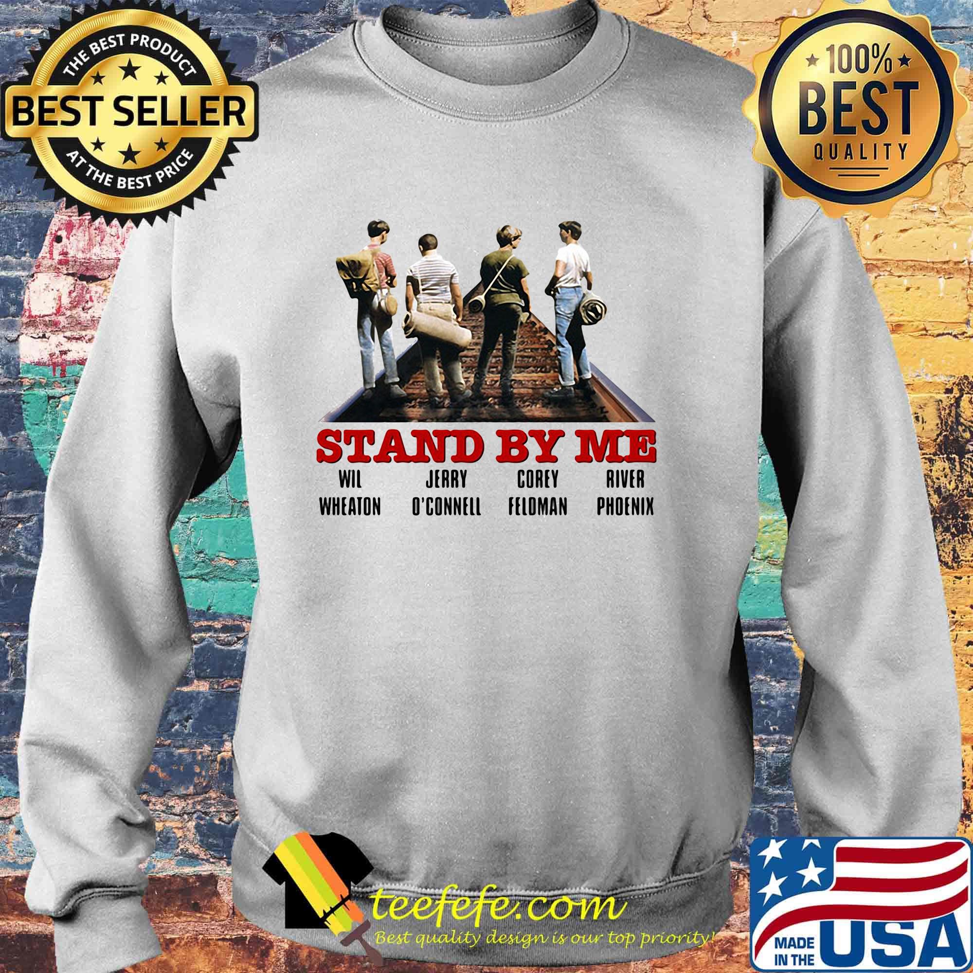 Stand by me wil wheaton jerry o'connell corey feldman river phoenix s Sweater Stand by me wil wheaton jerry o'connell corey feldman river phoenix s Sweater