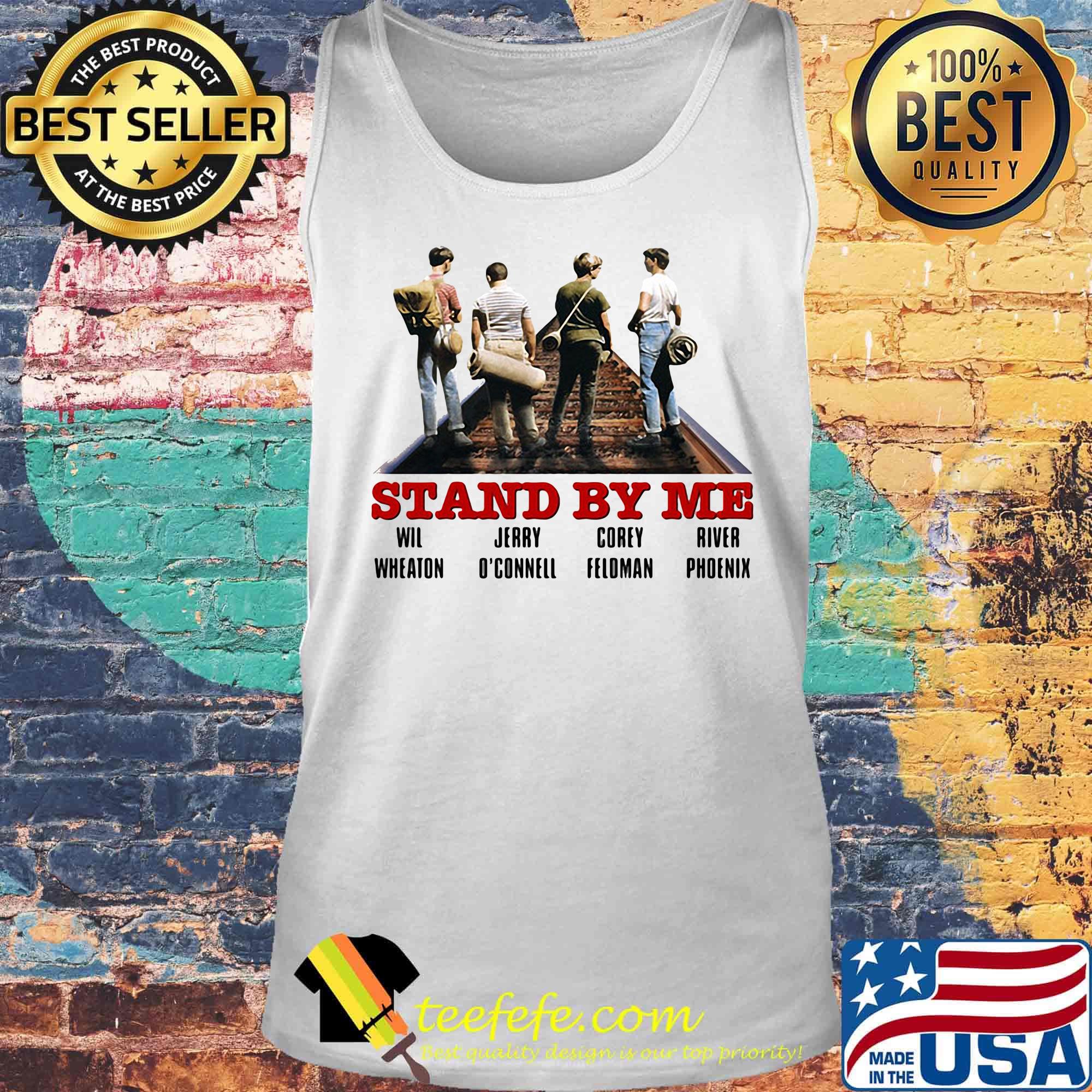 Stand by me wil wheaton jerry o'connell corey feldman river phoenix s Tank top Stand by me wil wheaton jerry o'connell corey feldman river phoenix s Tank top
