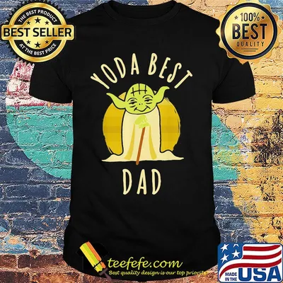 Star wars baby yoda best dad shirt