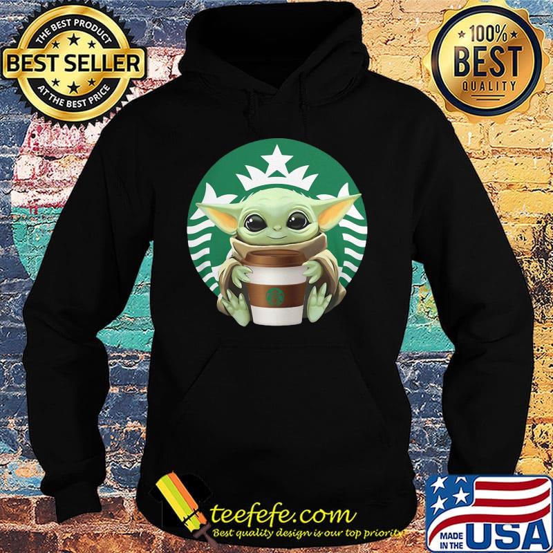 Star wars baby yoda hug coffee starbucks s Hoodie Star wars baby yoda hug coffee starbucks s Hoodie