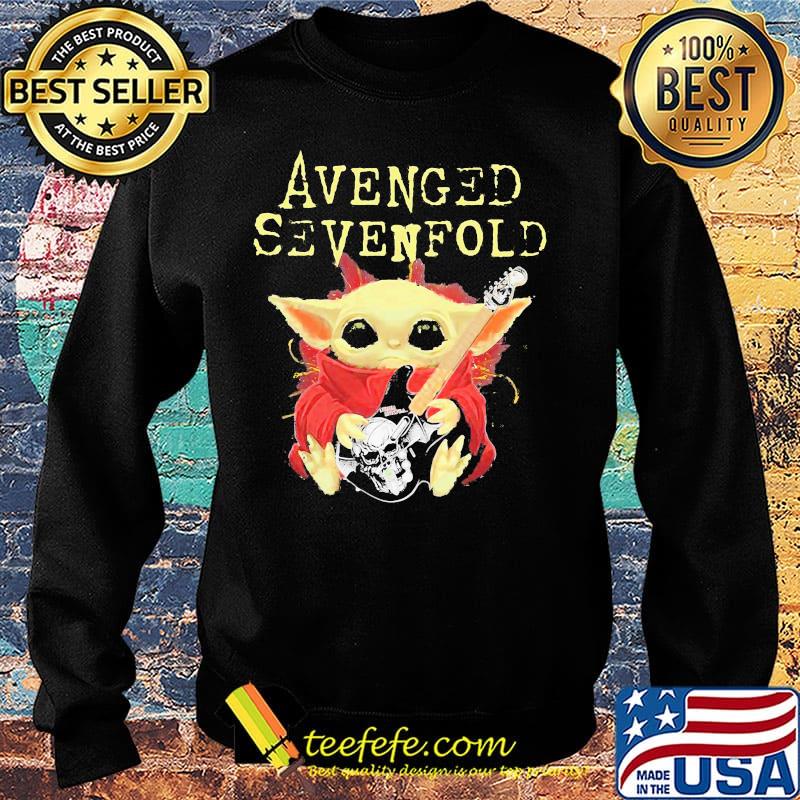 Star wars baby yoda hug guitar avenged sevenfold s Sweater Star wars baby yoda hug guitar avenged sevenfold s Sweater