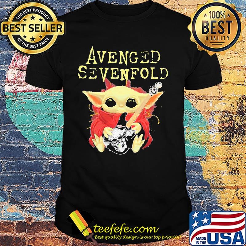 Star wars baby yoda hug guitar avenged sevenfold shirt Star wars baby yoda hug guitar avenged sevenfold shirt