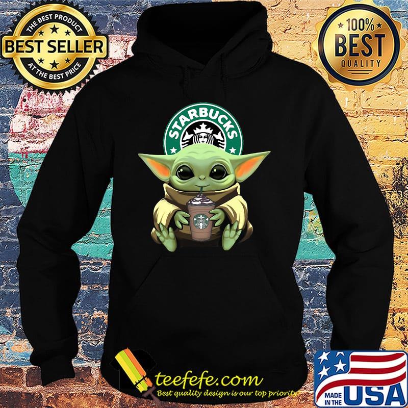 Star wars baby yoda hug starbucks coffee s Hoodie Star wars baby yoda hug starbucks coffee s Hoodie