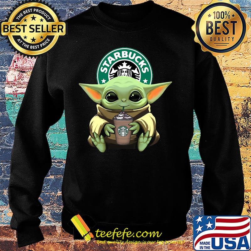 Star wars baby yoda hug starbucks coffee s Sweater Star wars baby yoda hug starbucks coffee s Sweater