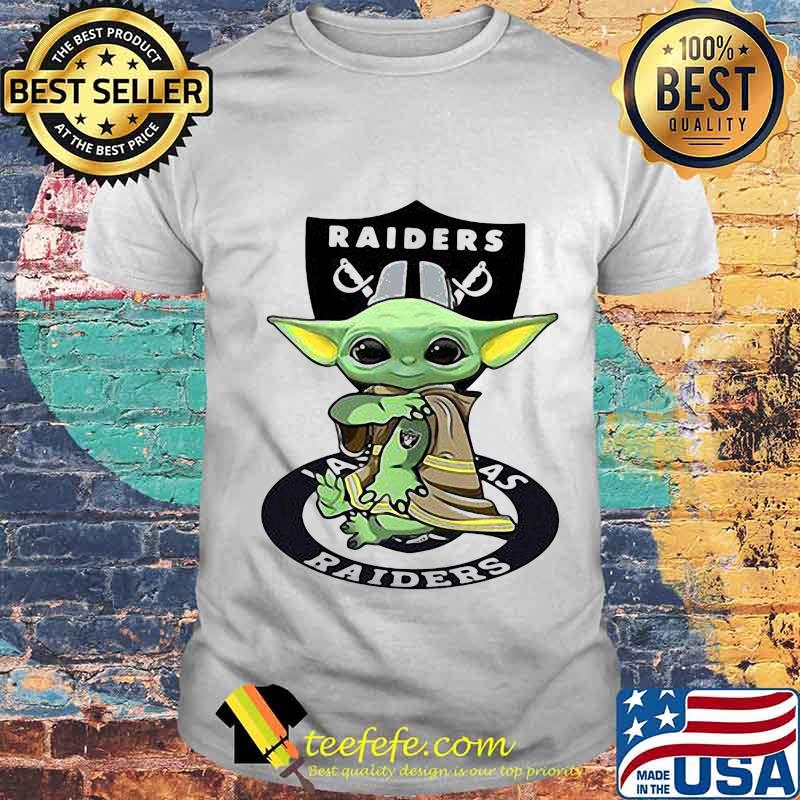 Star wars baby yoda los angeles raiders shirt