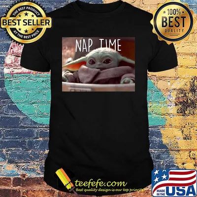 Star wars baby yoda nap time shirt