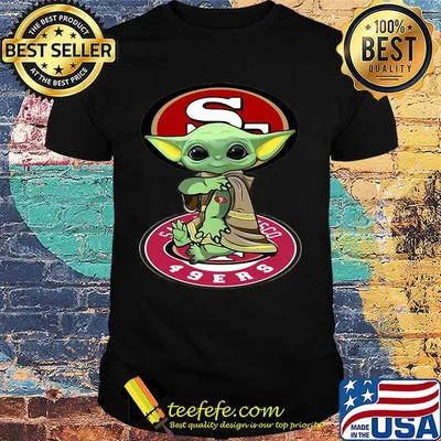 Star wars baby yoda tattoos san francisco 49ers shirt