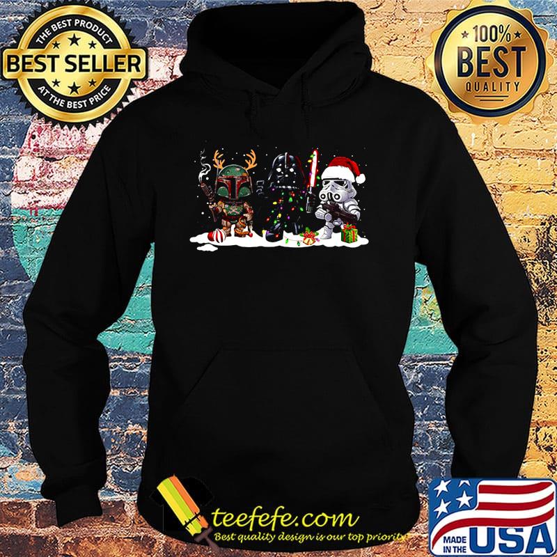 Star wars characters happy christmas s Hoodie Star wars characters happy christmas s Hoodie