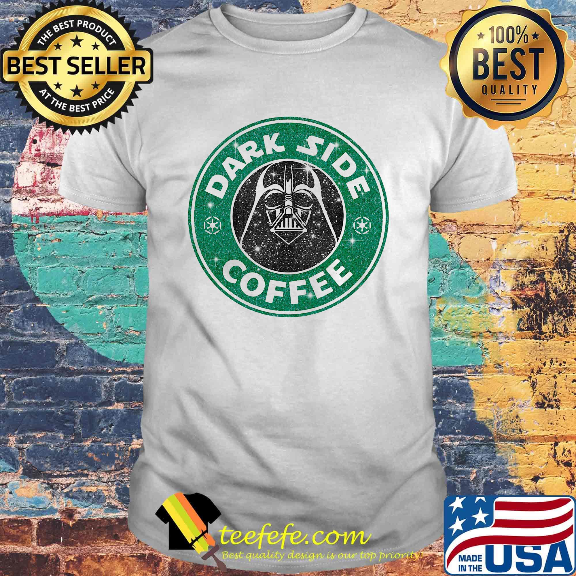 Star wars darth vader dark side coffee diamond shirt