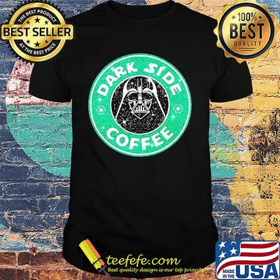 Star wars darth vader dark side coffee diamond stars shirt