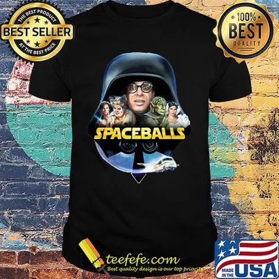 Star wars darth vader spaceballs movie characters retro 80's shirt