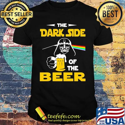 Star wars darth vader the dark side of the beer shirt