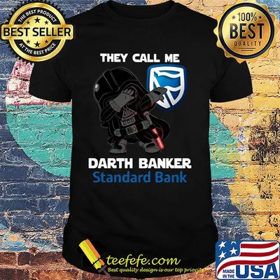 Star wars darth vader they call me darth baker standard bank shirt