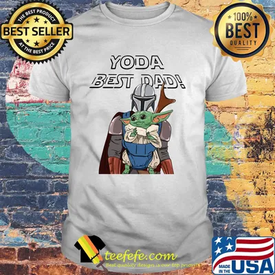 Star wars darth vader yoda best dad happy father's day shirt