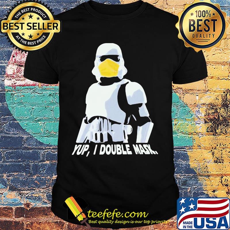 Star wars darth vader yup i double mask shirt