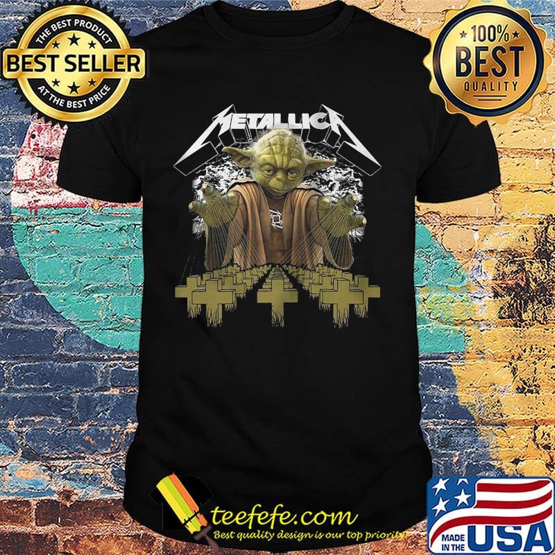 Star wars master yoda metallica jesus cross shirt Star wars master yoda metallica jesus cross shirt