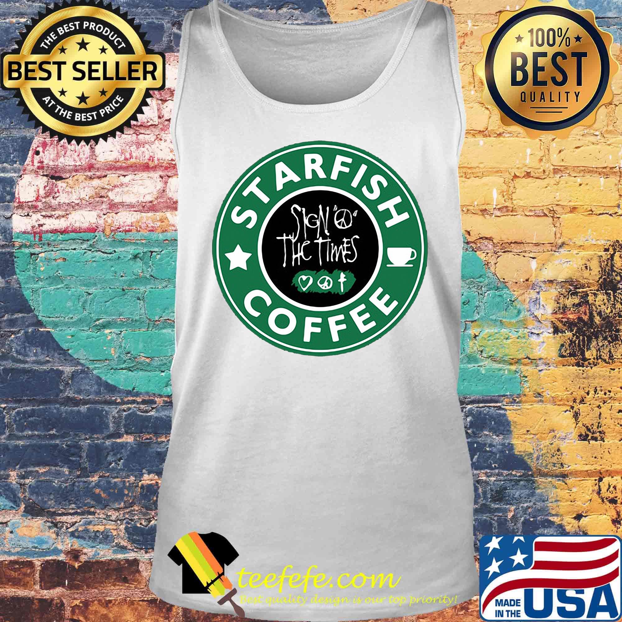 Starfish coffee sign peace the times s Tank top Starfish coffee sign peace the times s Tank top