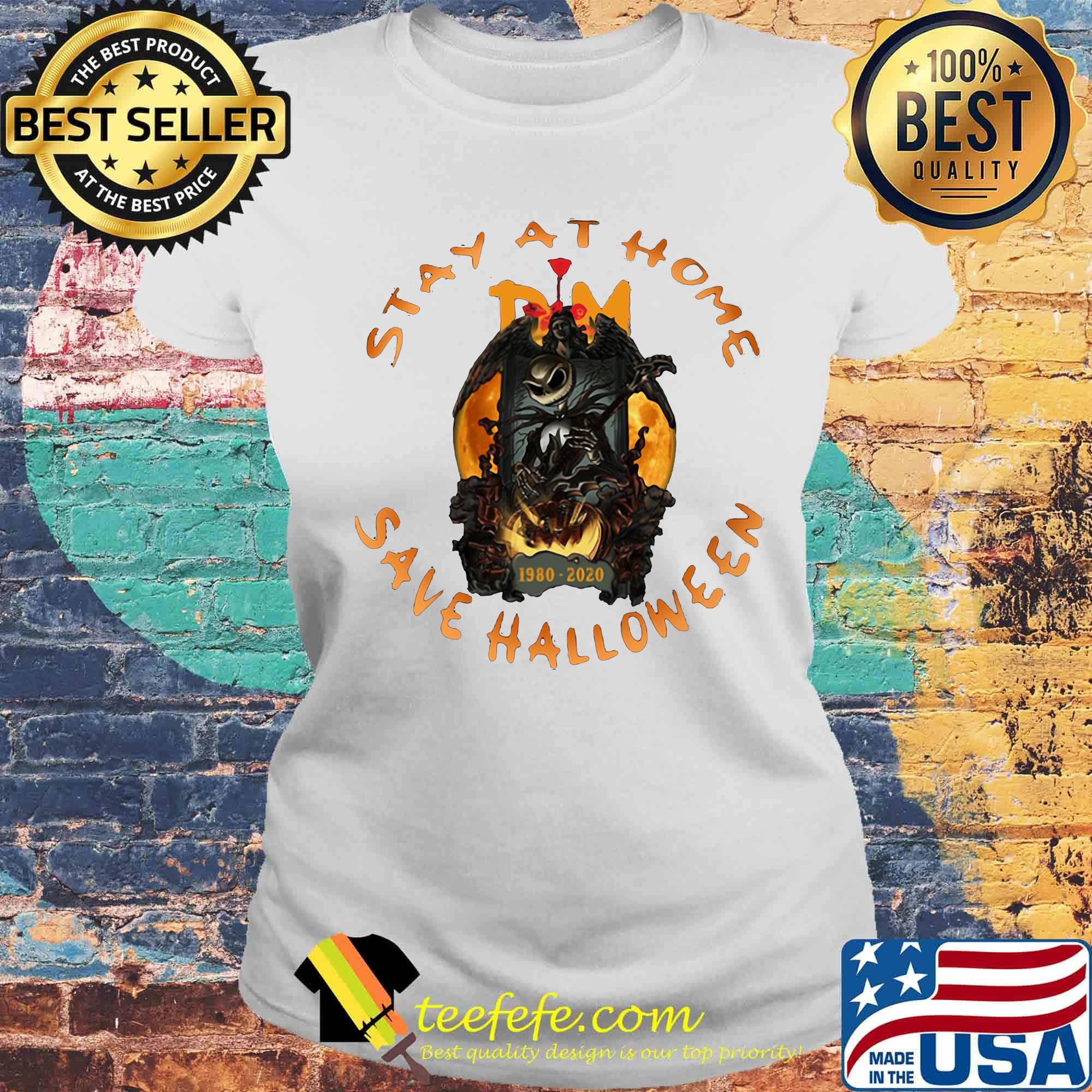 Stay at home save halloween 1980 2020 s Laides tee Stay at home save halloween 1980 2020 s Laides tee