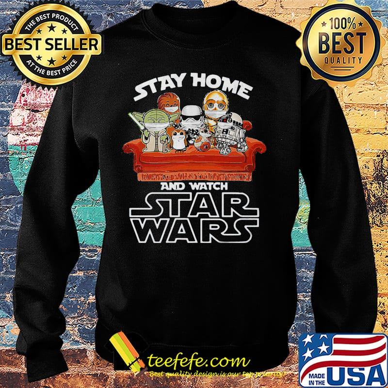 Stay home and watch star wars mask s Sweater Stay home and watch star wars mask s Sweater