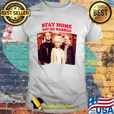 Stay home you're barred covid-19 shirt