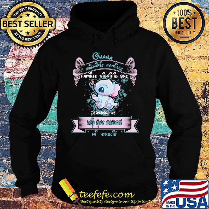 Stitch butterfly ohana signifie famille que personne ne doip eyro abandonne ni oublie s Hoodie Stitch butterfly ohana signifie famille que personne ne doip eyro abandonne ni oublie s Hoodie
