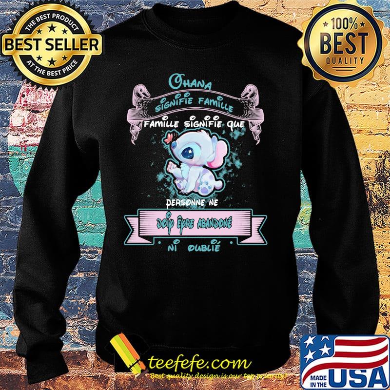 Stitch butterfly ohana signifie famille que personne ne doip eyro abandonne ni oublie s Sweater Stitch butterfly ohana signifie famille que personne ne doip eyro abandonne ni oublie s Sweater