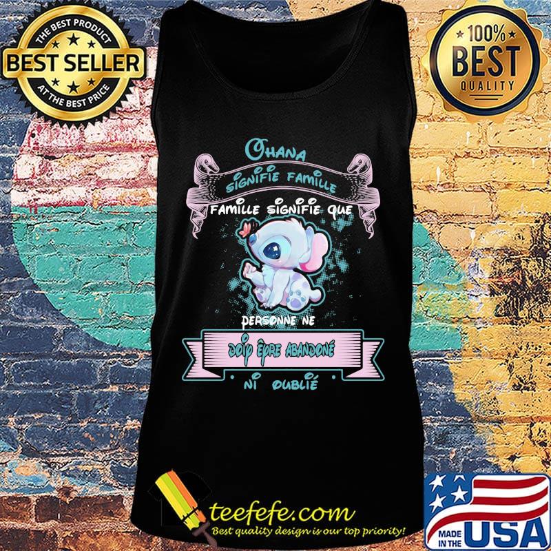 Stitch butterfly ohana signifie famille que personne ne doip eyro abandonne ni oublie s Tank top Stitch butterfly ohana signifie famille que personne ne doip eyro abandonne ni oublie s Tank top