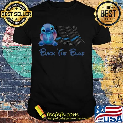 Stitch flag back the blue american flag independence day shirt
