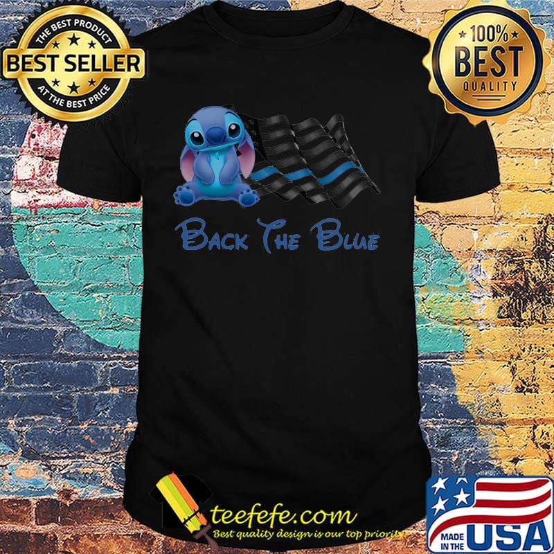 Stitch flag back the blue american flag independence day shirt