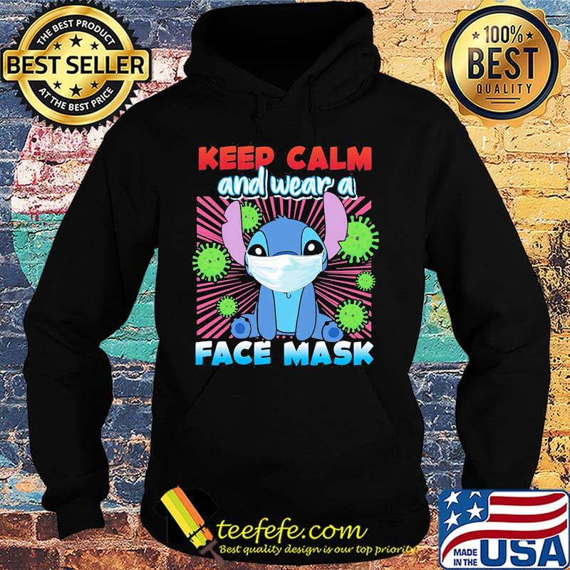 Stitch mask keep calm and wear a face mask covid-19 s Hoodie Stitch mask keep calm and wear a face mask covid-19 s Hoodie
